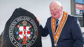 ‘Immensely proud’: Orange Order unveils stone marking NI centenary