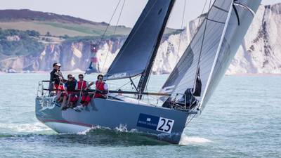 Irish team leads Commodores’ Cup ahead of overnight calm
