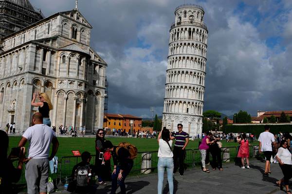 Leaning Tower of Pisa leaning less than before, experts say