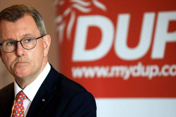 Donaldson apologises for DUP members’ past LGBT remarks