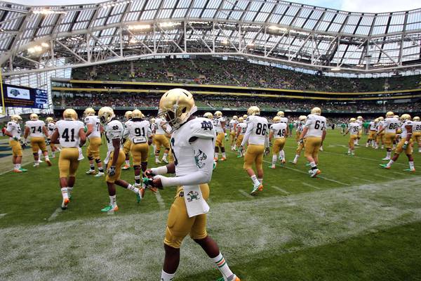 Notre Dame v Navy fixture to go ahead at the Aviva Stadium in August 2023