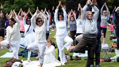 Dublin celebrates first International Yoga Day