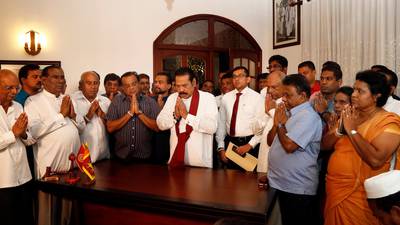Sri Lankan prime minister resigns 1½ months into job