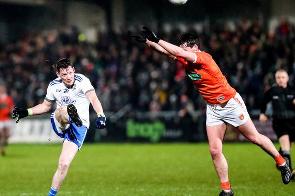 Armagh remain unbeaten after draw with 14-man Monaghan