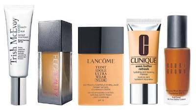 Spring into action with five great foundations for a light, dewy look