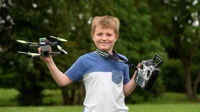 Boy (10) becomes State’s youngest qualified commercial drone pilot