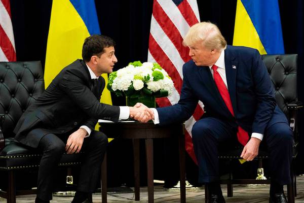 Trump to Ukraine: Such a shame if anything happened to your nice country
