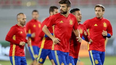 ‘Tired’ Gerard Pique to walk away from Spain duty
