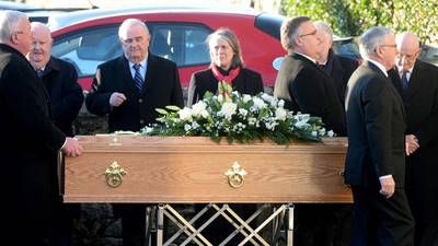 Funeral  takes place of former attorney general Patrick Connolly