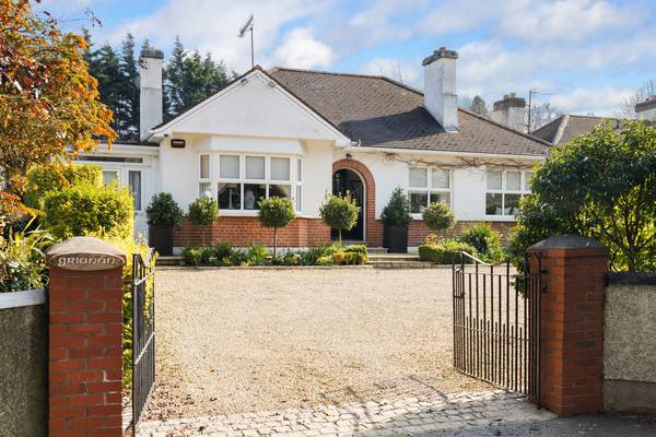Fashion, flair and formality in Killiney bungalow for €1.15m