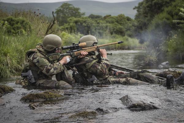 Targets, bullets and soldiers... deep in the Wicklow mountains