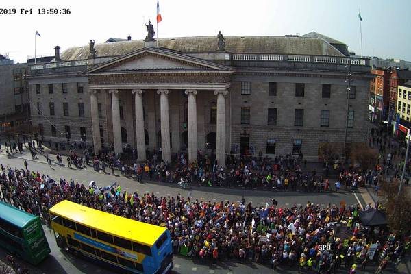 Climate protesters claim ‘new rebellion’ under way in Ireland