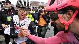 Ben Healy equals Stephen Roche in finishing second in Amstel Gold Race