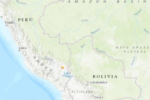 Major earthquake measuring 7.1 hits southern Peru
