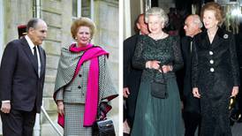 Margaret Thatcher  handbags and effects set for auction