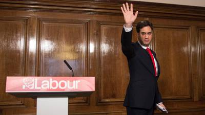 Miliband says farewell to a journey that  started five years ago