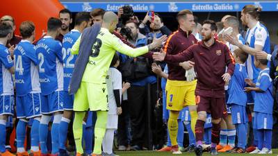 Unbeaten Barcelona seal title with four games to go