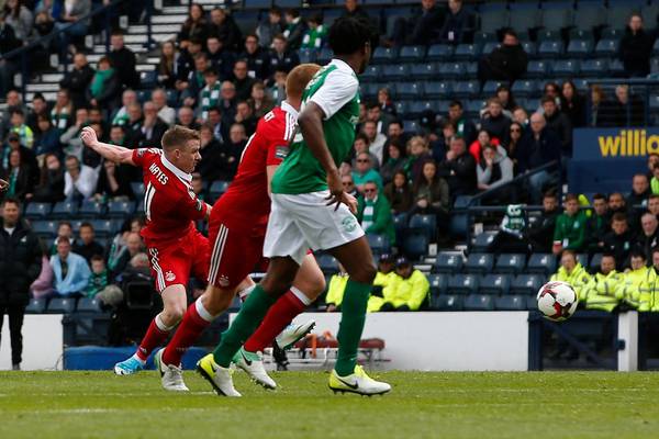 Jonny Hayes’s deflected strike secures final spot for  Aberdeen