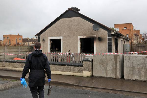 Garda inquiry as fire destroys house near scene of triple shooting
