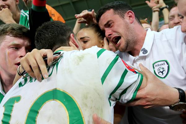 Robbie Brady’s goal the high point of night frozen in time