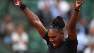 Serena Williams taken to deciding set but survives in Paris