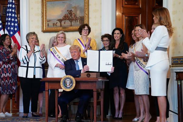 Trump says he will pardon women’s rights activist Susan B Anthony