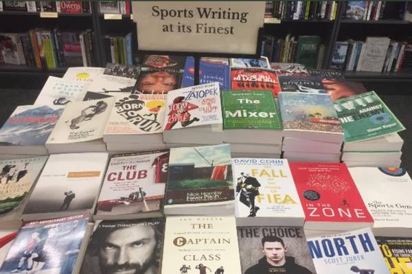 ‘Sports writing at its finest’? An antidote to an Irish bookshop’s all-male display