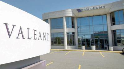 Drug price query by US Democrats sees Valeant slide