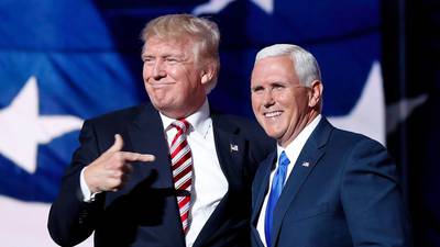 Mike Pence accepts Republican vice-presidential nomination