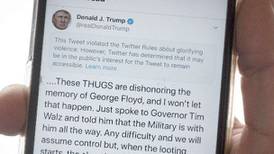 Twitter accuses Trump of ‘glorifying violence’ after Minnesota ‘shooting’ tweet