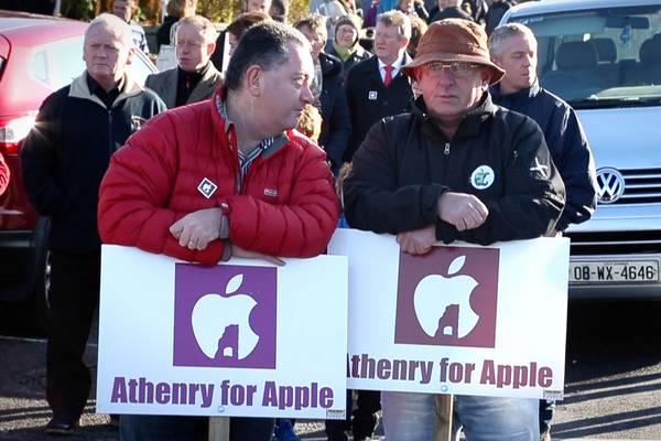 ‘People will say: Athenry, that’s the crowd that stopped Apple’
