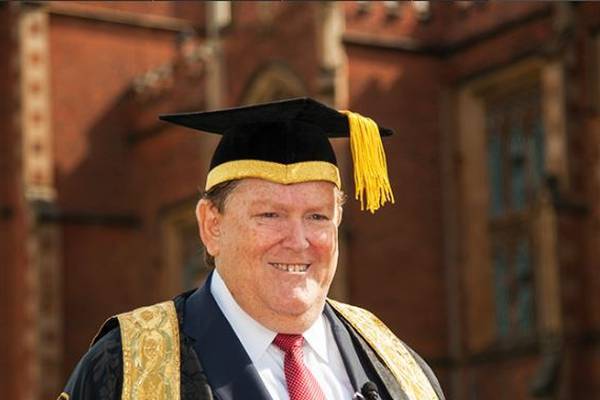 Queen’s university chancellor Tom Moran dies aged 65