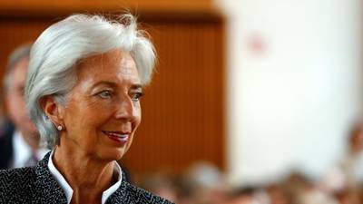 Euro zone needs more than a currency in its toolbox, says Lagarde