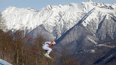 Challenging Rosa Khutor  course looks like it was built for  Bode Miller