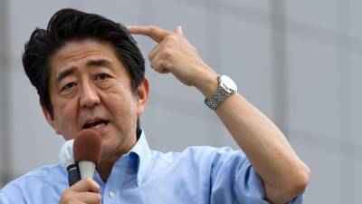 Abe in nationalist warrior role amid voter apathy