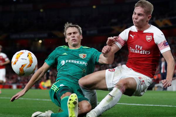 Arsenal’s clash with Vorskla switches to Kiev over security concerns