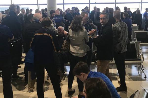 Aer Lingus apologises after two Leinster fans stranded in Dublin