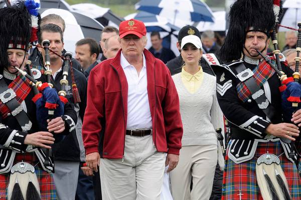 Donald Trump’s Aberdeenshire course set to host Scottish Open