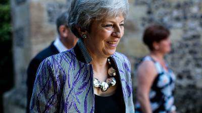 Theresa May attending Lyra McKee funeral service in Belfast