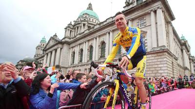 Belfast in the pink as crowds flock to Giro d’Italia launch