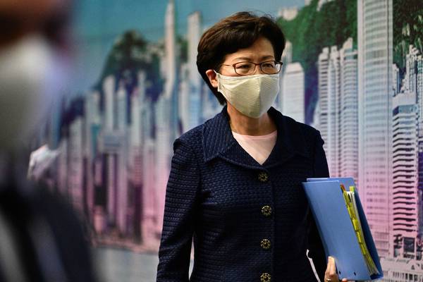 US imposes sanctions on Hong Kong leader Lam and 10 officials
