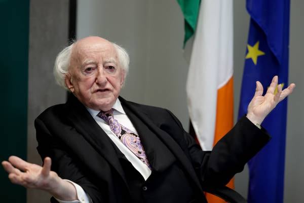 Michael D Higgins: ‘I’m fine now. What I had was a form of mild stroke.’