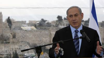 Binyamin Netanyahu accuses Israeli election rivals of being weak on security