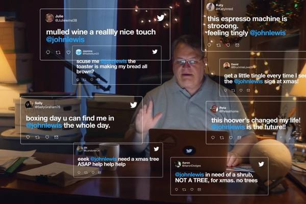 Meet the ‘real’ John Lewis, star of Twitter’s Christmas ad