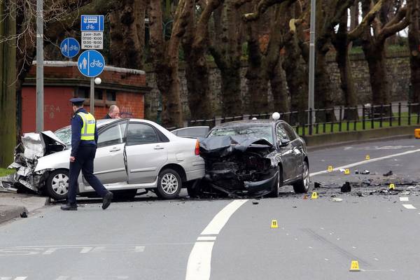 Woman’s car hit other vehicle before fatal crash in Dublin