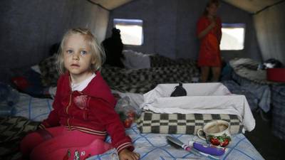 Dozens killed in attack on refugee convoy, Ukraine says
