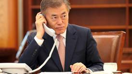 South Korea’s Moon to send envoys to Beijing to ease tensions