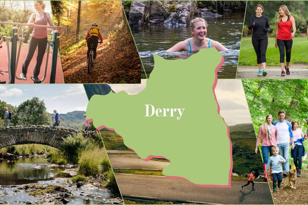 Co Derry: one walk, one run, one hike, one swim, one cycle, one park and one outdoor gym