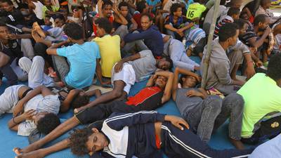 Somali returned to Libya under Italian policy sets himself on fire