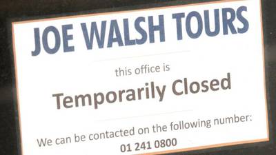 Joe Walsh Pilgrimtours put up for sale by liquidator